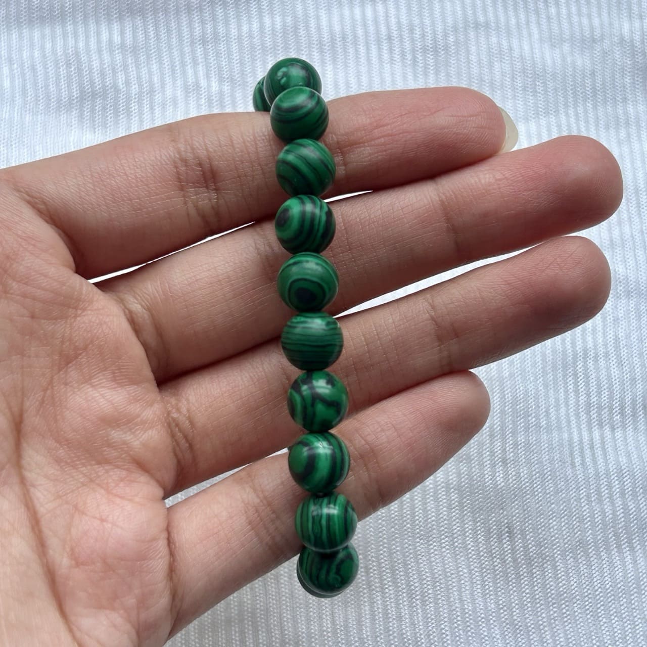Malachite Bracelet - Close Up