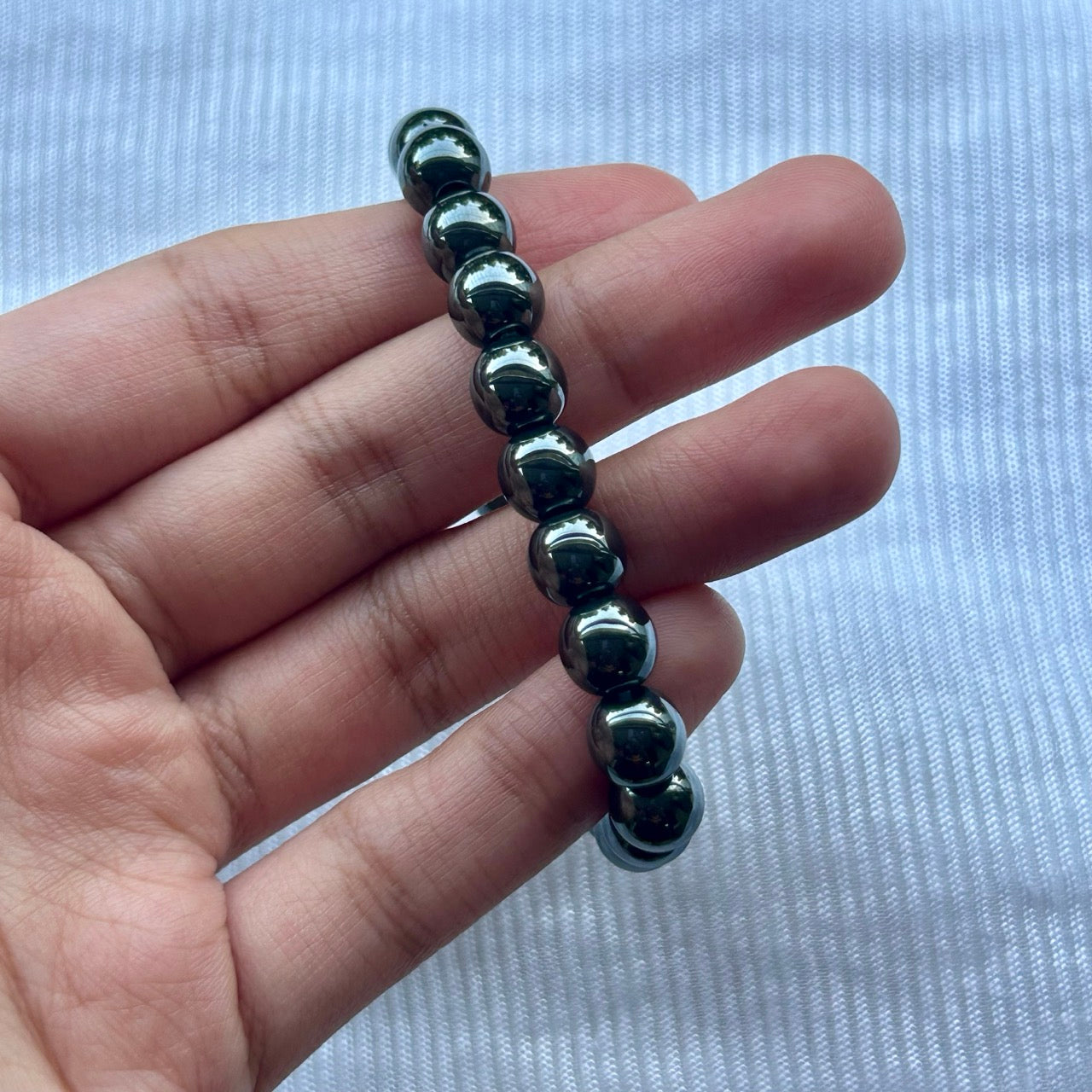 Hematite Bracelet - Close up