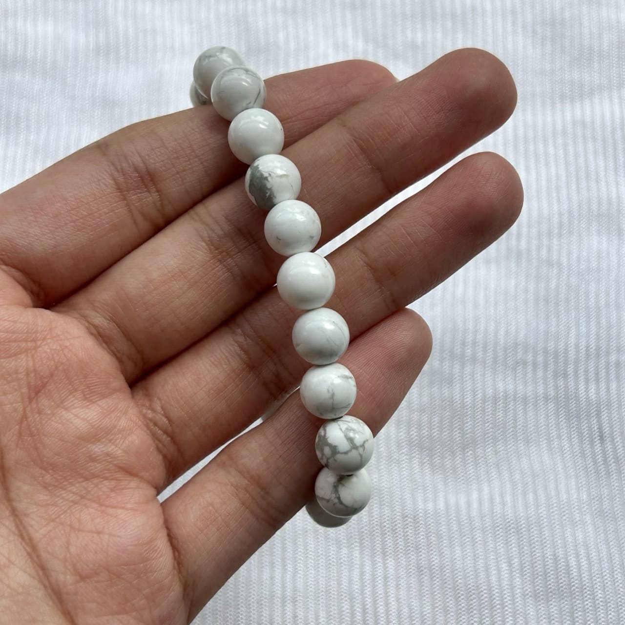 Howlite Bracelet - Close up