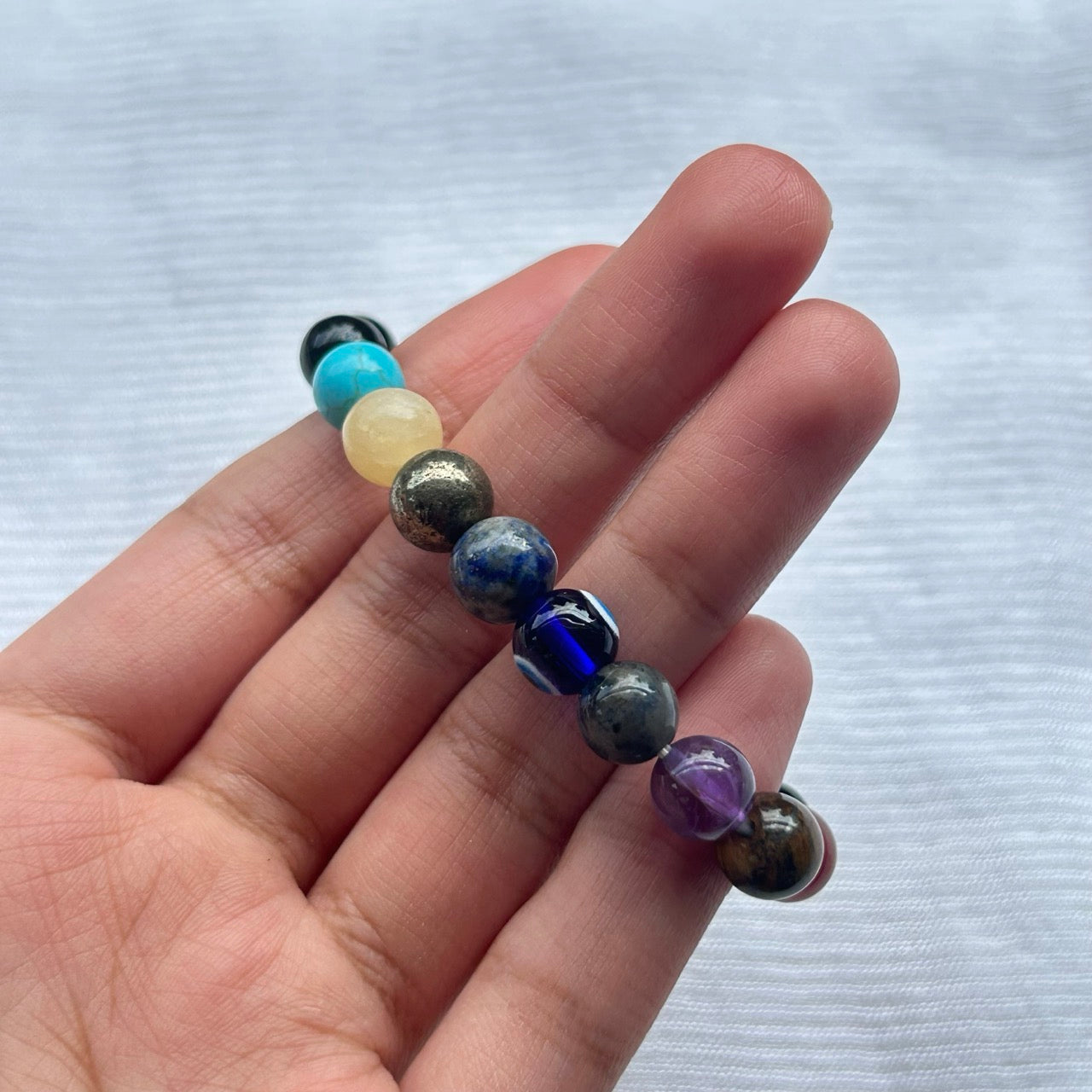 9 Chakra Healing Bracelet - Close up