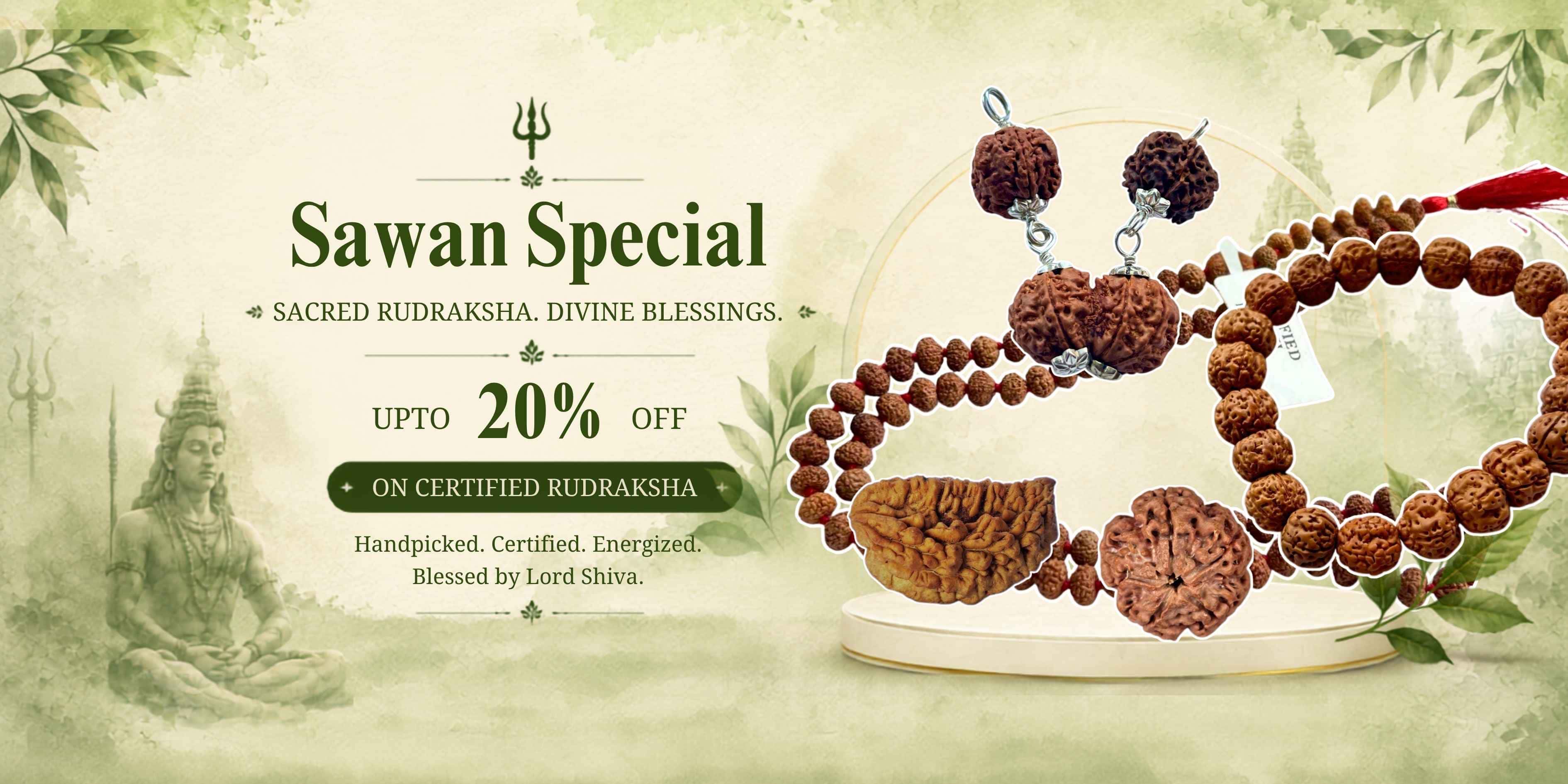 Sawan Special Rudraksha discount