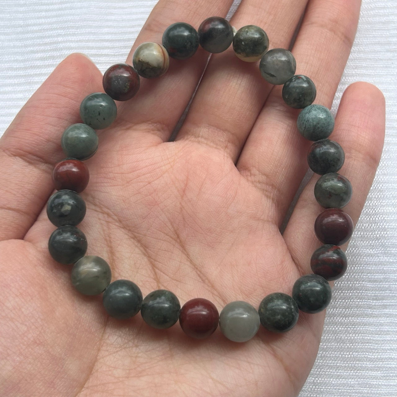 African Bloodstone Bracelet - In Hand