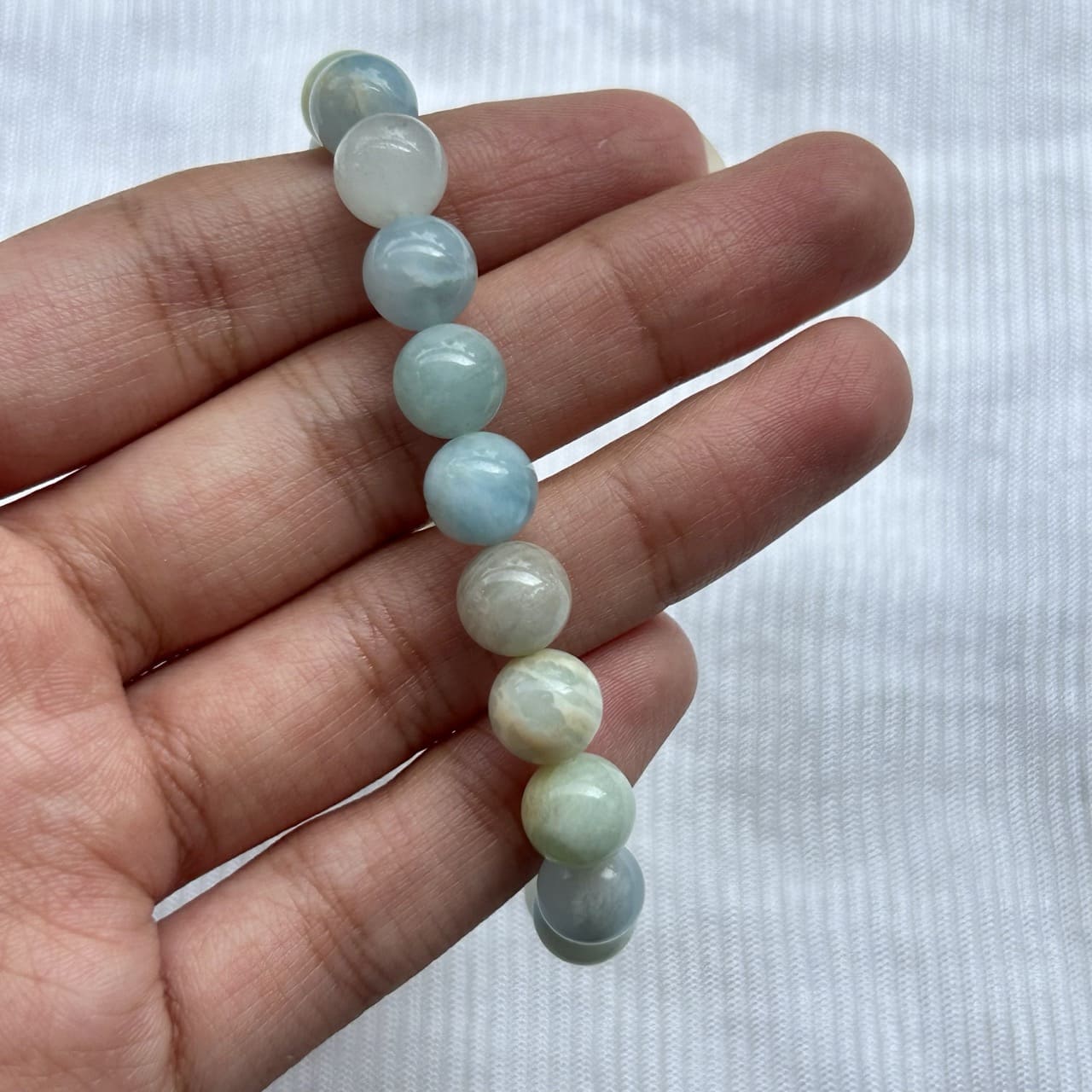 Aquamarine Bracelet - Close up