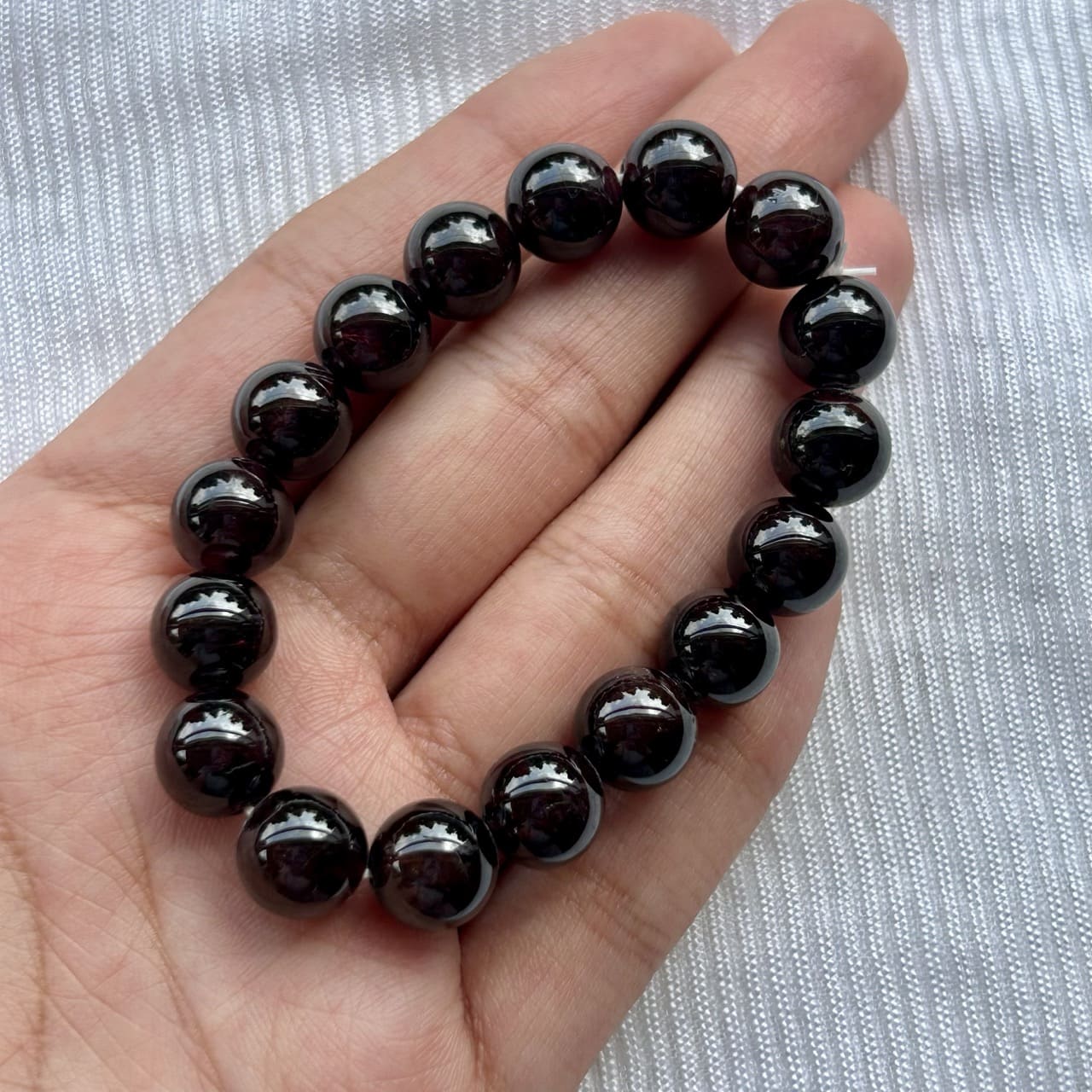 Garnet Bracelet - In hand