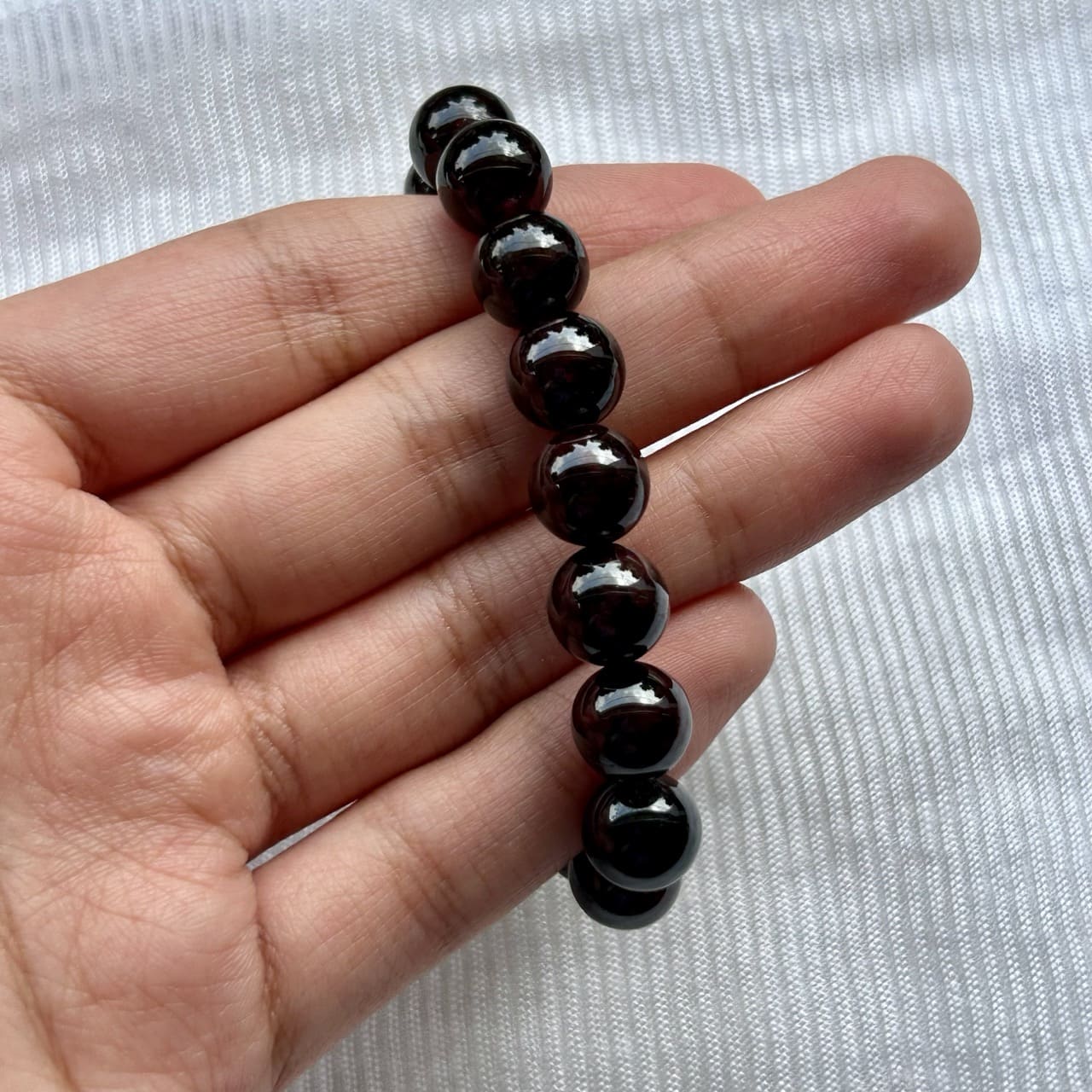 Garnet Bracelet - Close up