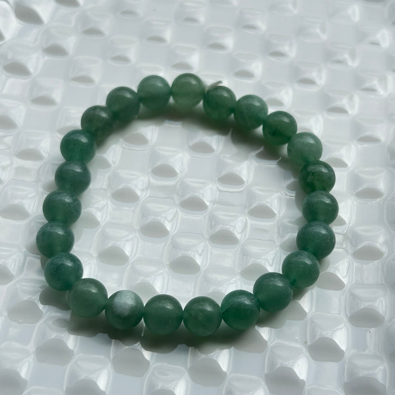 Green Aventurine Bracelet sage green
