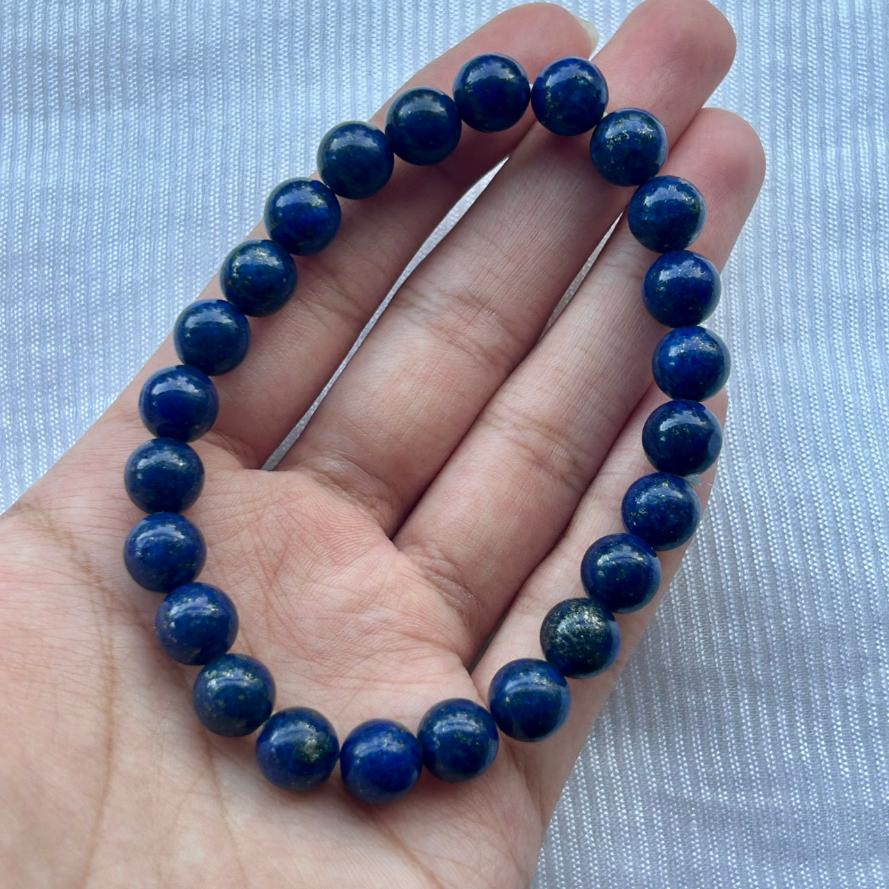 Lapis Lazuli Bracelet - In Hand