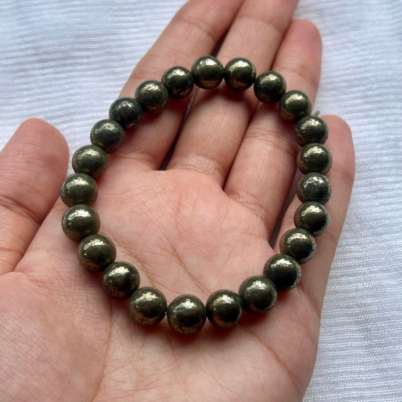 Pyrite Bracelet - In Hand
