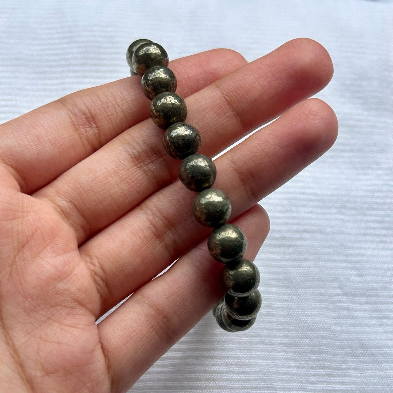 Pyrite Bracelet - Close Up