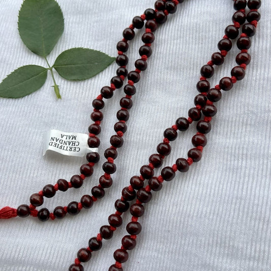 Red Chandan Mala - Full View