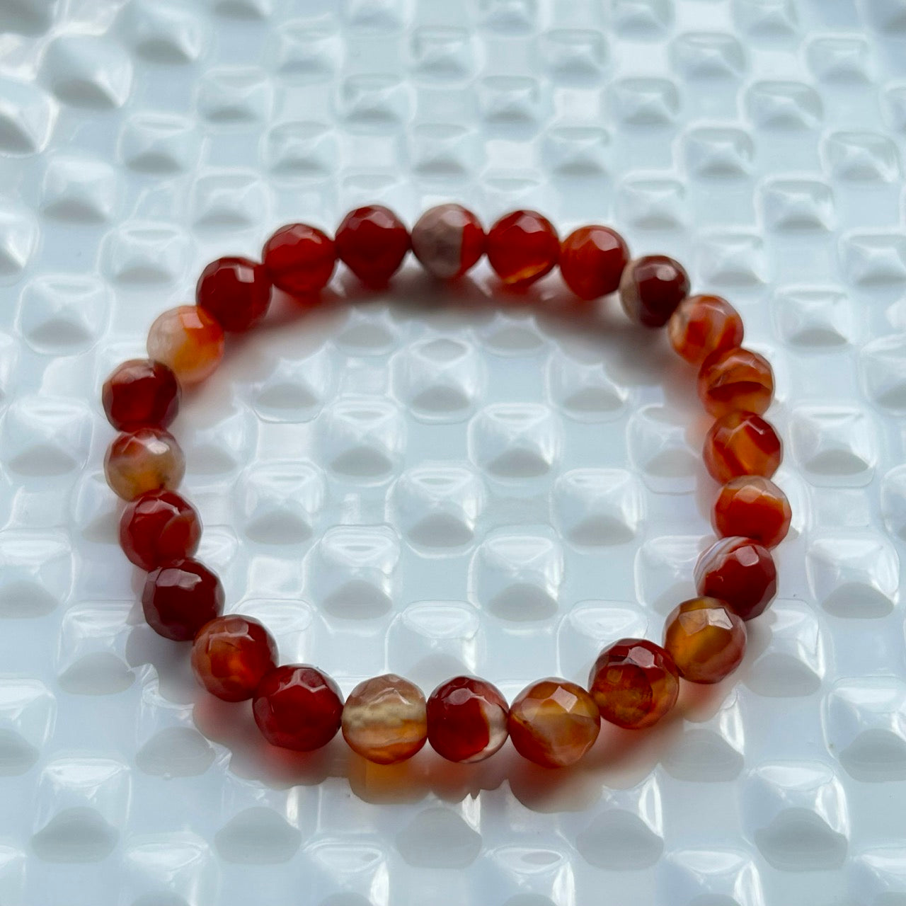Striped Carnelian Bracelet