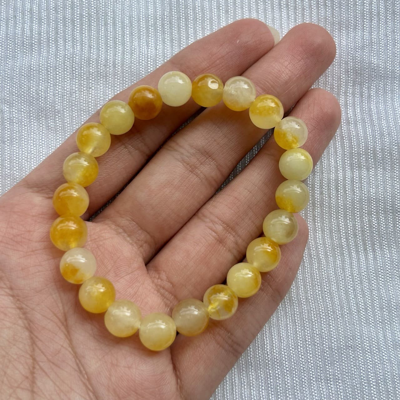 Yellow Agate Bracelet - In Hand