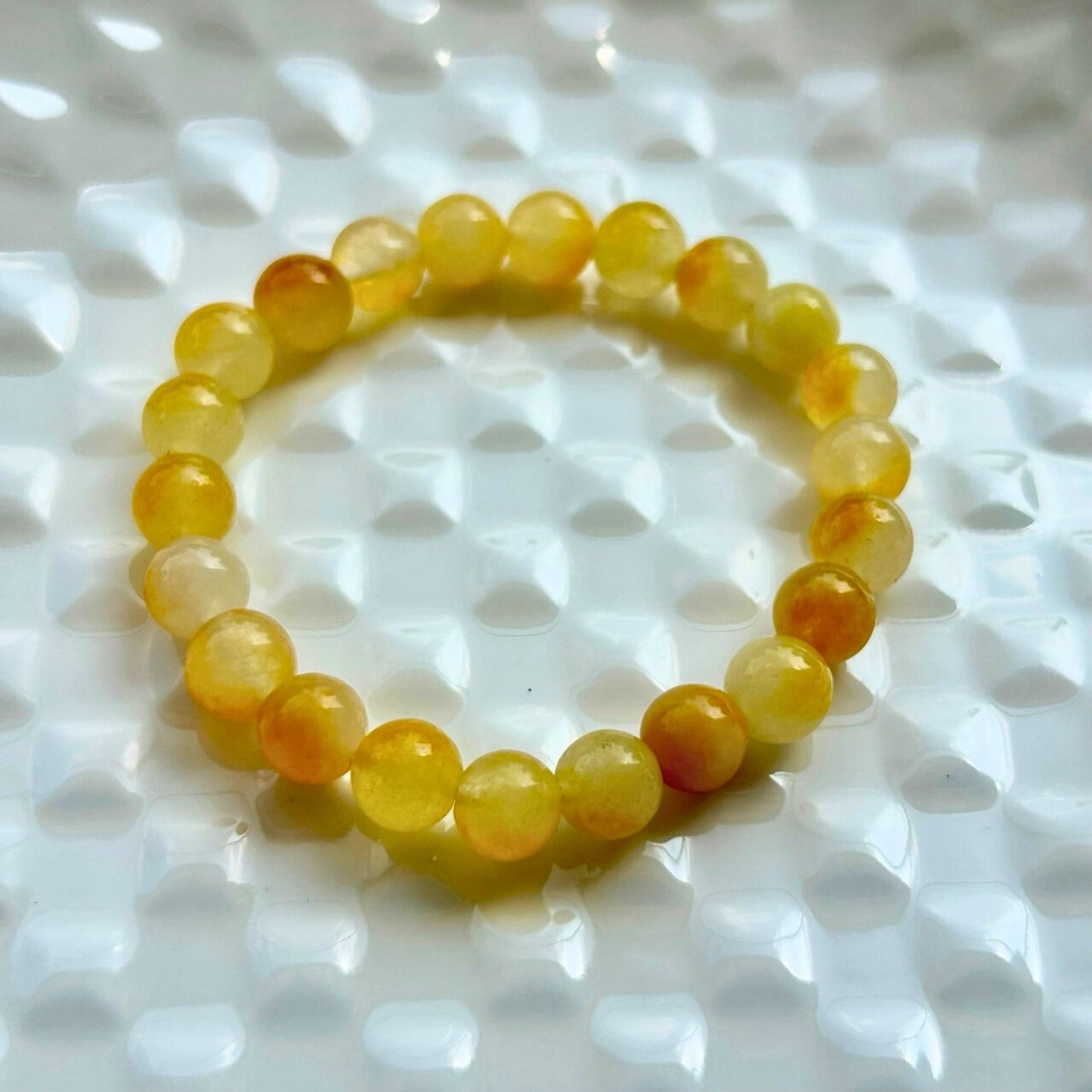 Yellow Agate Bracelet