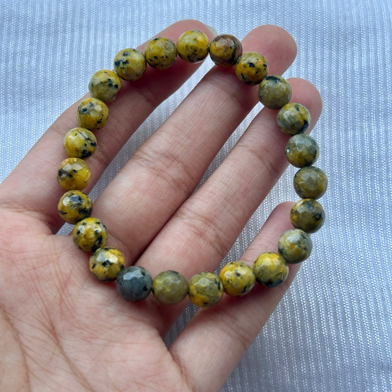 Yellow Dalmatian Bracelet - In Hand