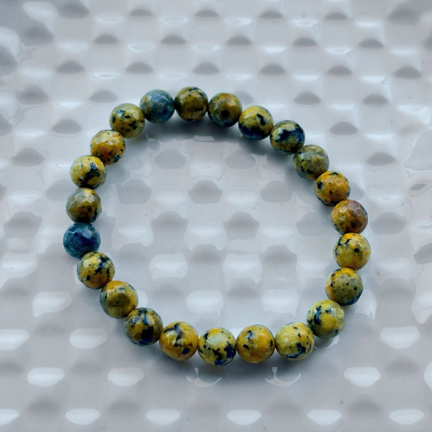 Yellow Dalmatian Bracelet
